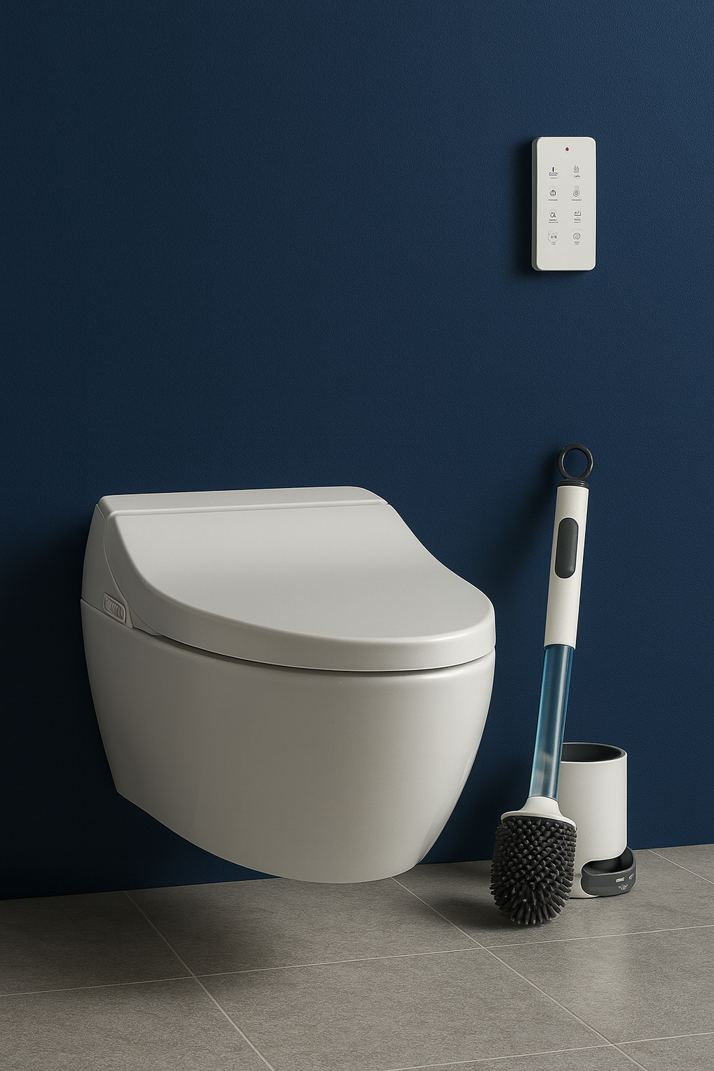 Pulvérisateur brosse de toilettes